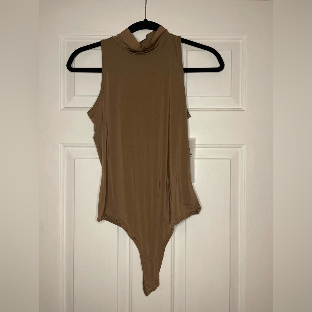 Mono B Bronze  Sleeveless Bodysuit